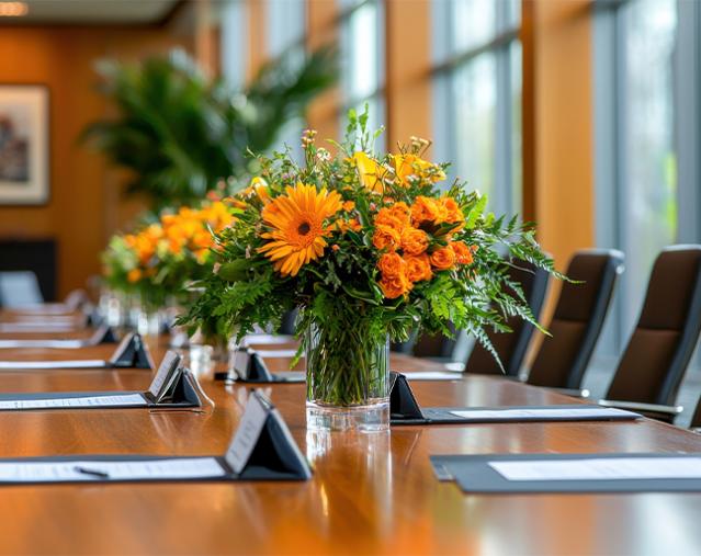 Fleurs pour entreprises